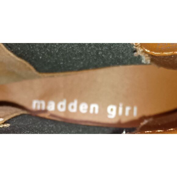MADDEN GIRL, Tan Tessa Ankle Platform Boots, Woman Size 8.5 - Picture 7 of 8